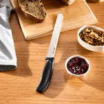 Dr. Inox Bread Knife 32cm, Black