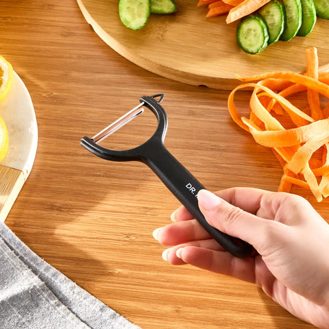 Dr. Inox Straight Peeler, Black