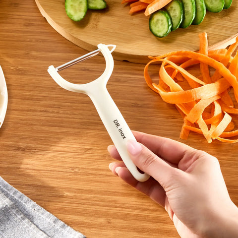 Dr. Inox Straight Peeler, Cream