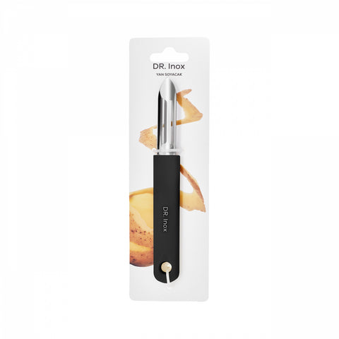 Dr. Inox Seitlicher Sparschäler, Schwarz