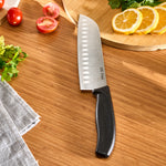 Dr. Inox Santoku-Messer 30cm, Schwarz