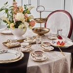 Karaca Royal Bone Elizabeth Kaffeetassenset für 6 Personen, 90 ml