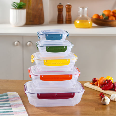 Karaca Locker Save 5-teiliges Aufbewahrungsdosen-Set