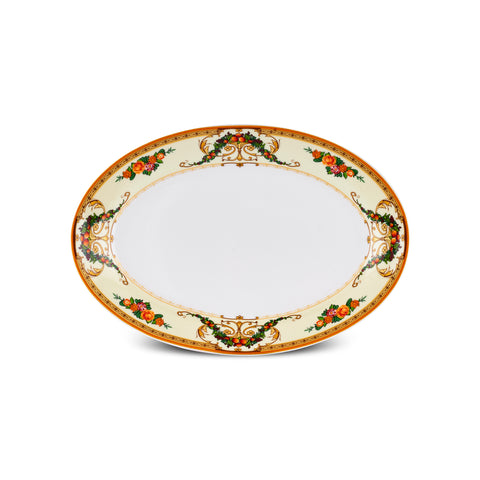 Karaca Forever Bone Orlando 53-Piece Dinner Set for 12 People