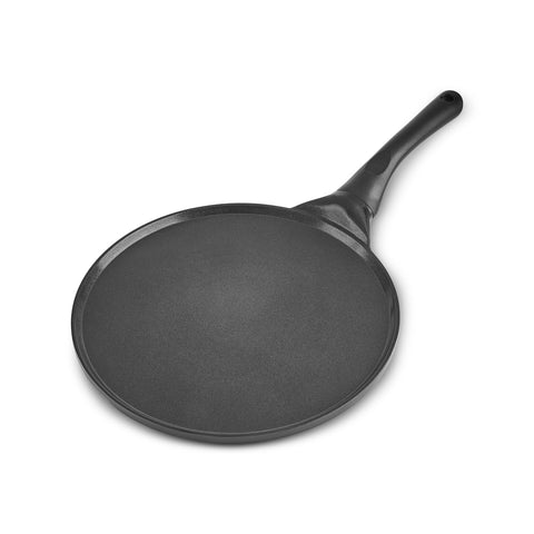 Karaca Fluffy Antihaft-Induktionspfanne mit Keramikbeschichtung für Crêpes und Pfannkuchen, 26 cm, schwarz