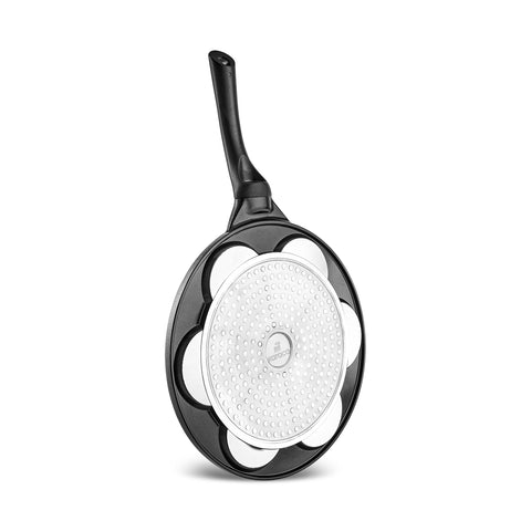 Karaca Fluffy Antihaft-Pfannkuchenpfanne mit Induktionskeramikbeschichtung, 26 cm, schwarz