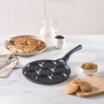 Karaca Fluffy Antihaft-Pfannkuchenpfanne mit Induktionskeramikbeschichtung, 26 cm, schwarz