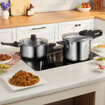 Karaca Ruggersteel Schnellkochtopf 4+6 Lt