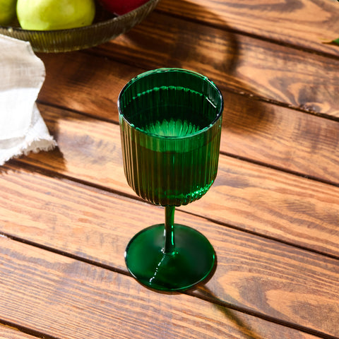 Karaca Zenith Weinglas, 200 ml, Smaragdgrün