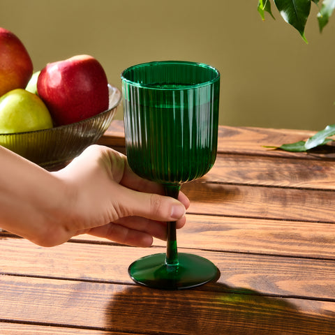 Karaca Zenith Weinglas, 200 ml, Smaragdgrün