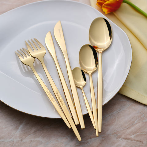 Karaca Camille 84-Piece Cutlery Set for 12 People