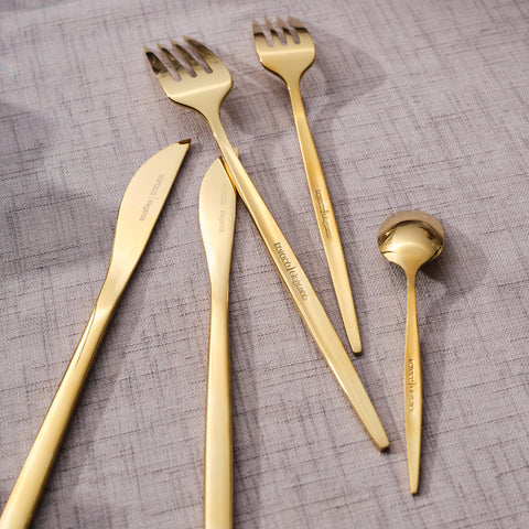 Karaca Camille 84-Piece Cutlery Set for 12 People