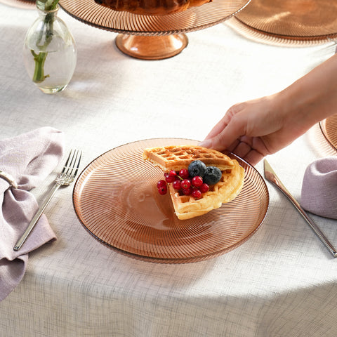 Karaca Julıet Mocha Mousse 7-teiliges Kuchen-Set für 6 Personen