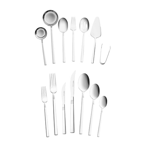 Karaca Nil Elegance 91-Piece Cutlery Set for 12 People

