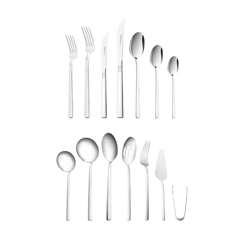 Karaca Nil Elegance 91-Piece Cutlery Set for 12 People

