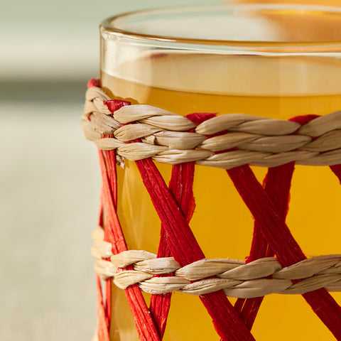 Karaca Waven Wasserglas, 285 ml, Rot