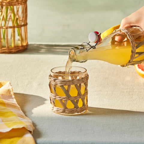 Karaca Waven Water Glass, 285 ml, Cream