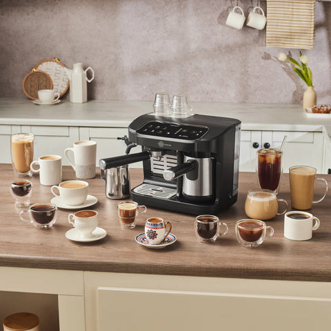 Karaca Hatır Perfetto Espresso & Turkish Coffee Machine INOX