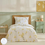 Karaca Loretta Renforcé Duvet Cover Set, Single, Yellow