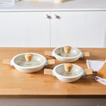 Karaca Swiss Crystal Almond, 6 teiliges Schmortopf Set, Induktion