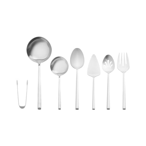 Karaca Tivoli Boxed 7-Piece Serving Set, Silver