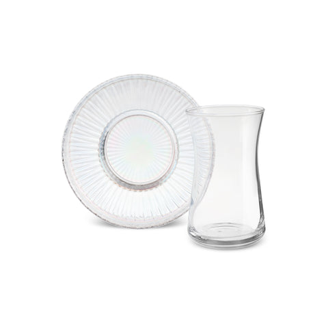 Karaca Lily 6 Kişilik 12 Parça Türk Çay Seti, 170 ml, Lüster