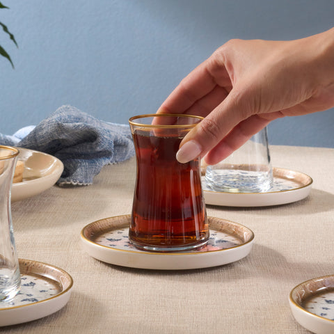 Karaca Elena Teeset, 12-teilig, für 6 Personen