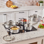 Karaca 3 Ply New Ares 9-Piece Cookware Set
