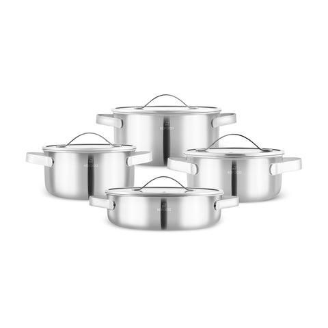 Karaca 3 Ply Culinara 8 Teilig Kochgeschirr Set