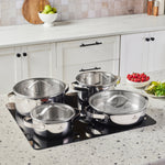 Karaca 3 Ply Culinara 8 Teilig Kochgeschirr Set