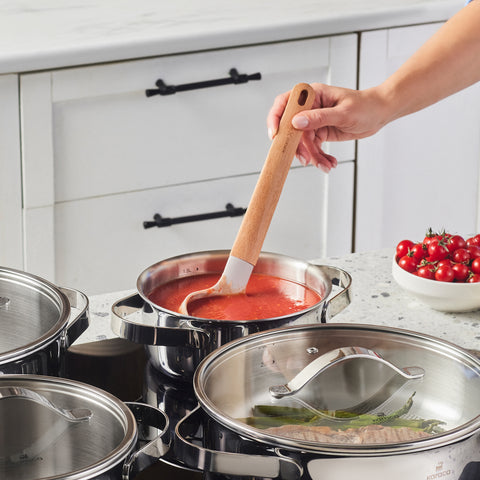 Karaca 3 Ply Culinara 8 Teilig Kochgeschirr Set