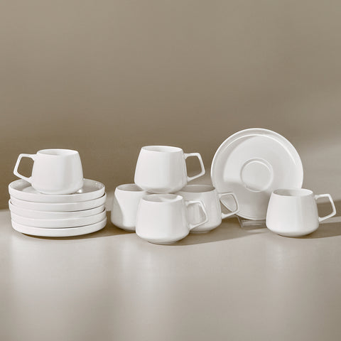 Karaca Streamline Saturn Coffee Cup Set for 6 People