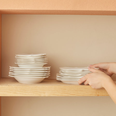 Karaca Stream Bone Vintage 24 Parça, 6 Kişilik Yemek Takımı, Gold