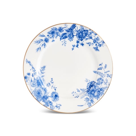 Karaca Delft 8-teiliges Bone-China Servierset für 6 Personen, Blau