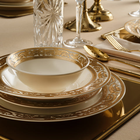 Karaca Elegance Bone Isola 24-Teiliges Tafelservice Für 6 Personen, Mehrfarbig