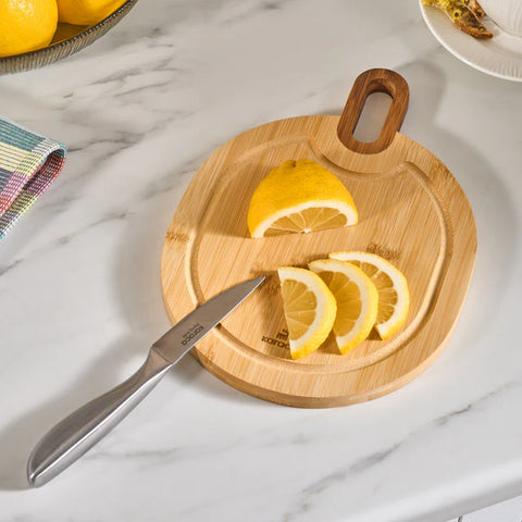 Karaca Ovelcut 2-teiliges Bambus-Schneidebrett-Set, Holz