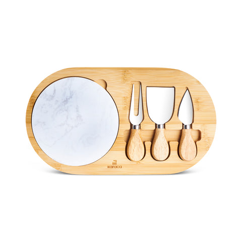 Karaca Cheesekit Bambus Schneideset, Farblos