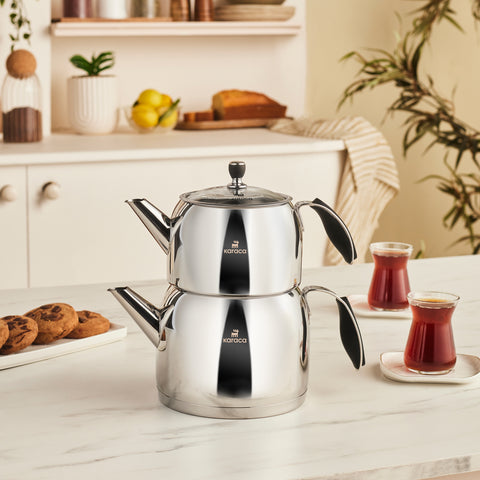 Karaca Stelly Tea Pot Set