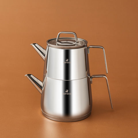 Karaca Steelina Çaydanlık Seti