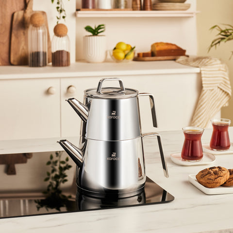 Karaca Steelina Çaydanlık Seti