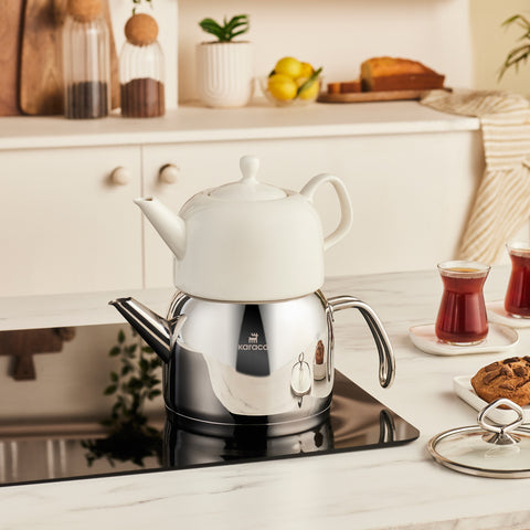 Karaca Pocelinox Porselen Çaydanlık Seti