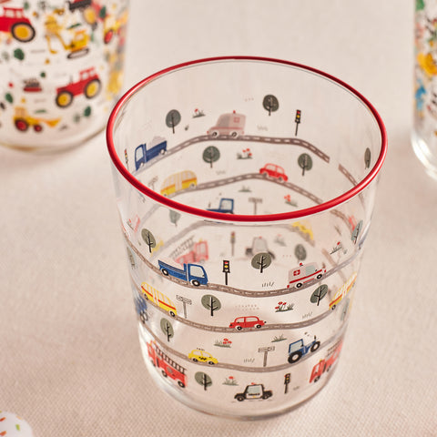 Karaca Kids Erkek Çocuklar İçin 3 Parça Cam Bardak Seti