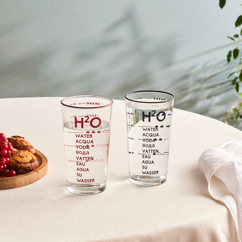 Karaca H2O Kırmızı Meşrubat Bardağı, 570 Ml