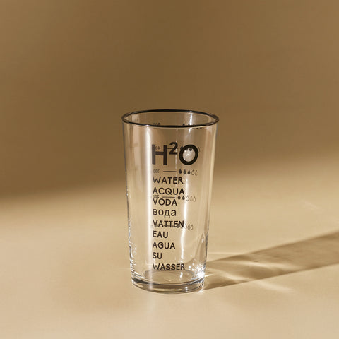 Karaca H2O Schwarzes Erfrischungsgetränkglas, 570 Ml