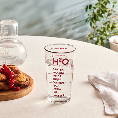 Karaca H2O Kırmızı Meşrubat Bardağı, 570 Ml