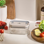 Karaca Flex 2-Piece Storage Container, 520 ml, Clear