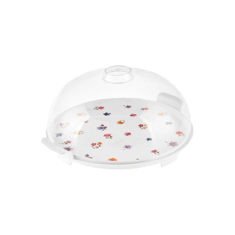 Karaca Fleur Kuchenplatte, 35 cm, Mehrfarbig