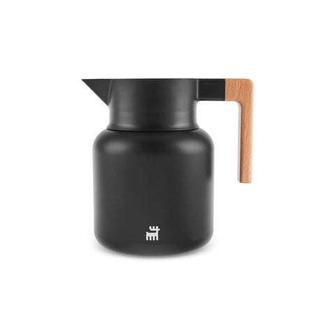 Karaca Corelock Isolierflasche aus Edelstahl, 1,6 l, Schwarz