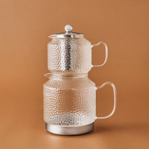 Karaca Glissia Glas Teekanne, Farblos