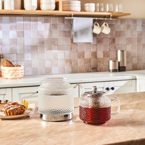 Karaca Glissia Glas Teekanne, Farblos